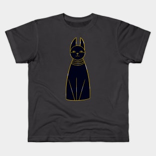 Bastet Egyptian Cat Goddess Kids T-Shirt